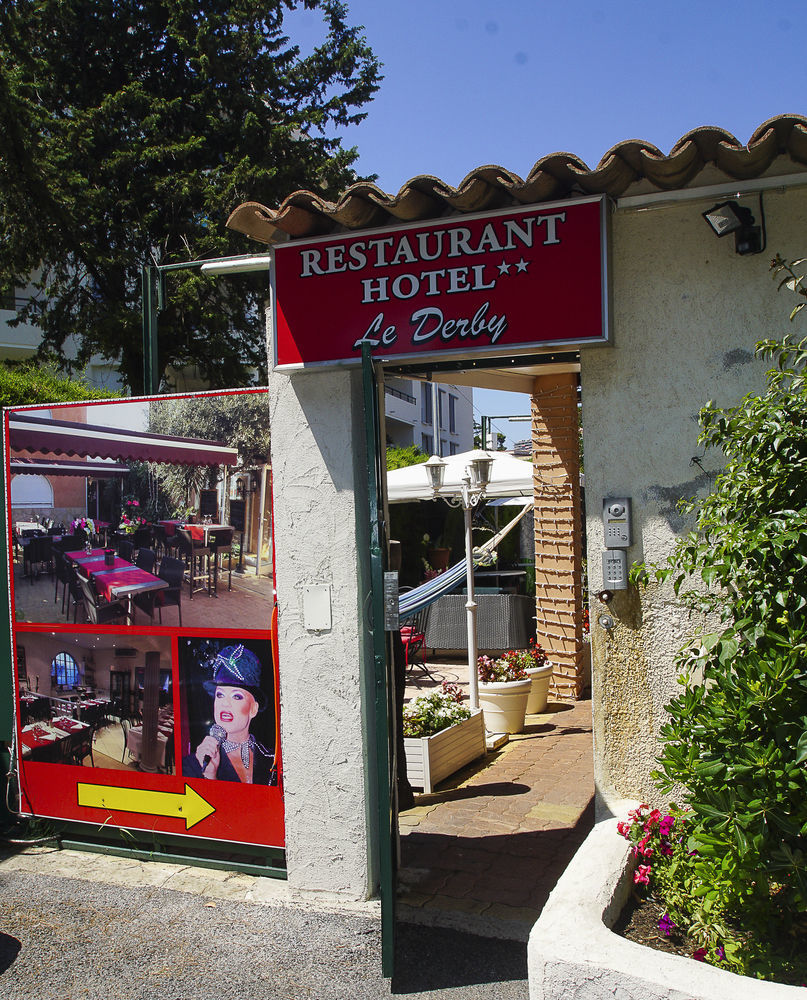 Hotel Le Derby Cagnes-sur-Mer Exteriör bild